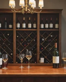 Podstawowe akcesoria do przechowywania i serwowania wina.